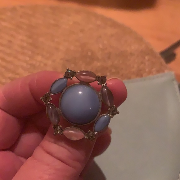 Vintage Liz Claiborne brooch with stones - Picture 3 of 3